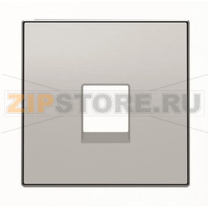 Накладка для телекоммуникационных розеток, серебристый алюминий ABB 2CLA851700A1301 