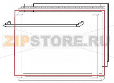 Internal/external glass Garbin 43 DX   Internal/external glass Garbin 43 DXЗапчасть на сборочном чертеже под номером: VET43