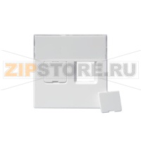 Накладка для розетки, белая ABB 2TKA000609G1