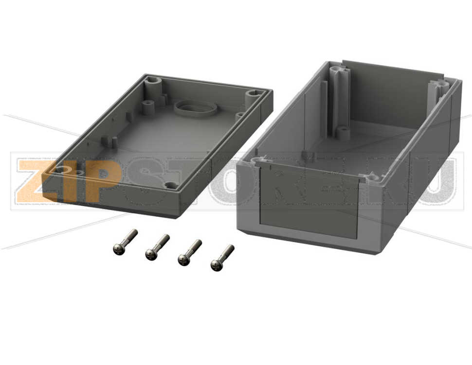 Корпус с пластмассовыми передними платами, 125x67x50 мм Bopla EG 1250 FK 