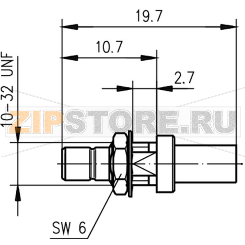 Разъем SMB, 50 Ом, 1 шт Telegärtner J01160A0399 