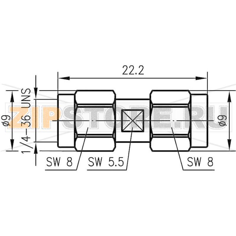 Разъем SMBA, штекер SMA, 1 шт Telegärtner J01154A0031 