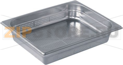 TRAY ST./STEEL GN 1/2 325x265xH65 mm 