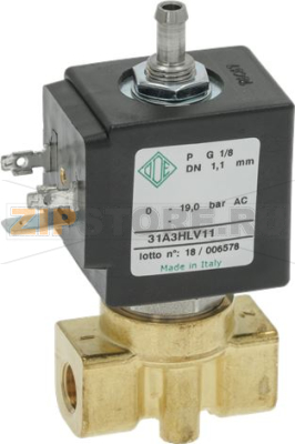 ТРЕХХОДОВОЙ ЭЛЕКТРОМАГНИТНЫЙ КЛАПАН ODE Ø 1/8&quot; 220В 8ВТ 