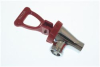 FAUCET,RED HDL&amp;BNT SELF/LOCK