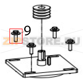 Hexagon bolt Hurakan HKN-20SN Hexagon bolt Hurakan HKN-20SNЗапчасть на деталировке под номером: 9