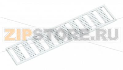 Маркировочная карта WMB; в картах; МАРКИРОВАНО; (50x); Вертикальная маркировка; с креплением на защелке; белые Wago 793-3652 