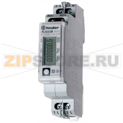 Cчетчик электроэнергии, цифровой, 32 A Finder 7E.23.8.230.0010 