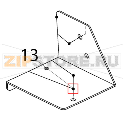 Flat washer Hoshizaki IM-65NE-25 Flat washer Hoshizaki IM-65NE-25Запчасть на деталировке под номером: 13