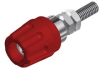 Разъем 4 мм, красный Hirschmann PK 10 A RED