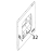 Exterior joint glass Fagor HMM-6/11