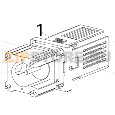 Kit stepper motor 203 and 300 dpi RH and LH (does not include belt pulley) Zebra 110PAX4 Kit stepper motor 203 and 300 dpi RH and LH (does not include belt pulley) Zebra 110PAX4Запчасть на деталировке под номером: 1