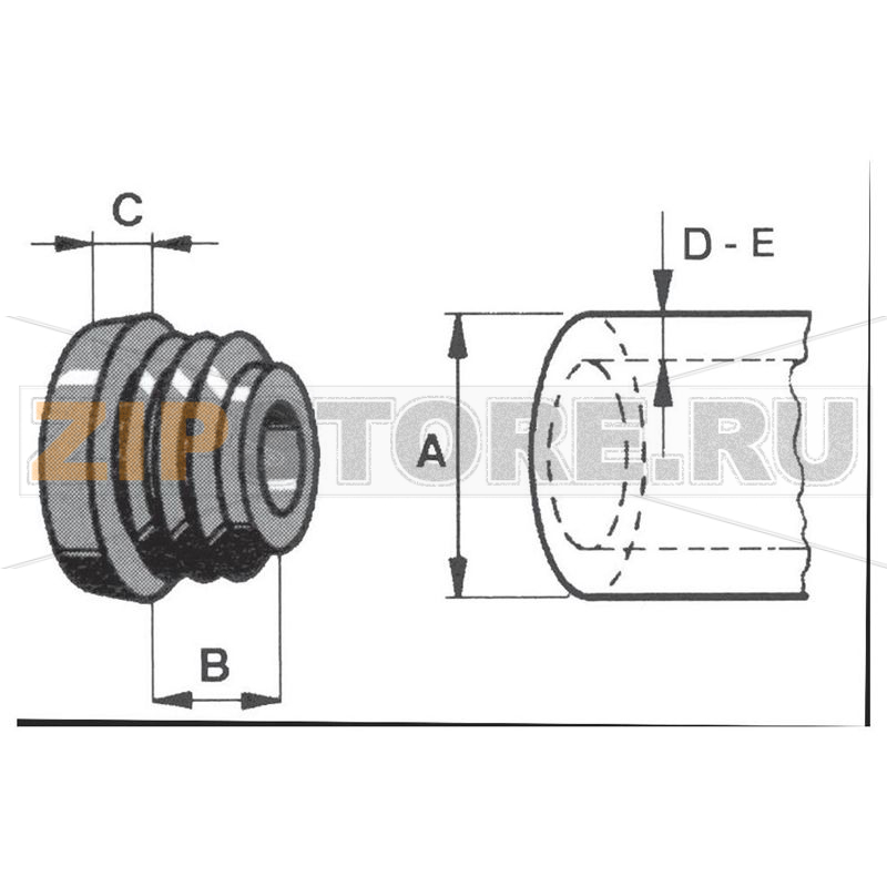 Заглушка, полиэтилен, черная, 1 шт PB Fastener 085 0150 699 03 