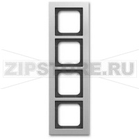 Рамка четырехместная, титан ABB 5800.70