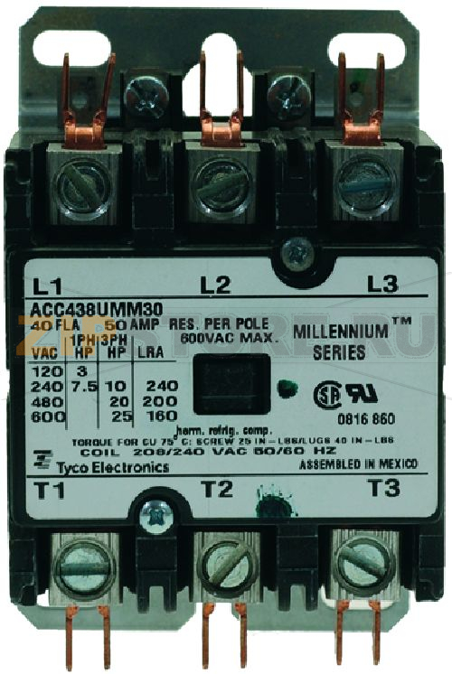 КОНТАКТОР TYCO ACC438UMM30 40A 240V 