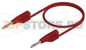 Провод тестовый 0.25 м, красный Hirschmann MVLF WS 2/25 RT 