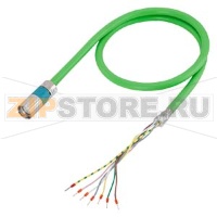 Сигнальный кабель предварительно собранный тип: 6FX8002-2SL20 для датчика температуры 3x 2x 0,5 + 1x 1 С М17 мужчины В.Г. на МСП / ТМЕ MOTION-CONNECT 800PLUS UL / CSA, DESINA, Отжимная Dmax = 11 мм Длина (м) = Siemens 6FX8002-2SL20-....