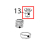 Screw M3x6 flat head (countersunk) Zebra TTP-2030