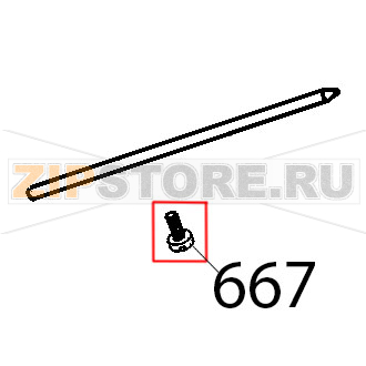 Vite blocca astina motore Sirman Topaz 250 Vite blocca astina motore Sirman Topaz 250Запчасть на деталировке под номером: 667