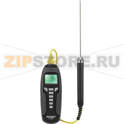 Термометр со щупом, от -200 до 1370°C, тип датчика: K Voltcraft K300 