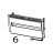 Отделитель этикеток (синий) TSC TTP-343C