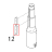 Key A 8x7x70 Bear Varimixer AR80 VL-1S