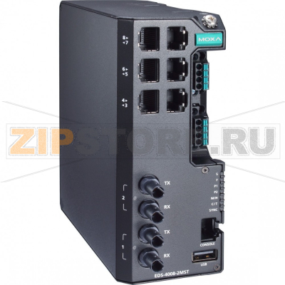 Коммутатор MOXA EDS-4008-2MST-LV-T 