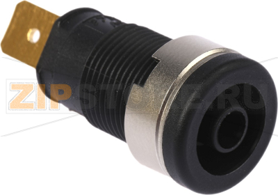 Штекер 4 мм, 32 A, 1000 В/AC/DC, черный Hirschmann 972356100 