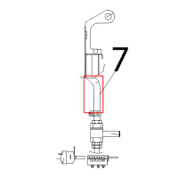 Tubo gomma 10x17, 1800 mm Tecnoinox B8MFIE9