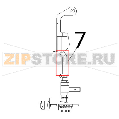 Tubo gomma 10x17, 1800 mm Tecnoinox B8MFIE9 Tubo gomma 10x17, 1800 mm Tecnoinox B8MFIE9Запчасть на деталировке под номером: 7