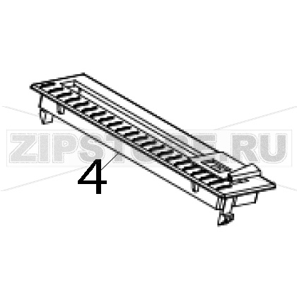 Media path cover (include label guide assembly) TSC TTP-346MT Media path cover (include label guide assembly) TSC TTP-346MTЗапчасть на деталировке под номером: 4