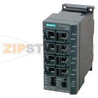 SIMATIC NET, SCALANCE X208, УПРАВЛЯЕМЫЙ IE КОММУТАТОР, 8 X 10/100МБИТ/С RJ45 ПОРТОВ, СВЕТОДИОДНАЯ ДИАГНОСТИКА, СИГНАЛЬНЫЙ КОНТАКТ ОШИБКИ С КНОПКОЙ НАСТРОЙКИ, РЕЗЕРВИРОВАННОЕ ПИТАНИЕ, PROFINET-IO УСТРОЙСТВО, УПРАВЛЕНИЕ СЕТЬЮ, ВСТРОЕННЫЙ МЕНЕДЖЕР РЕЗЕРВИРОВ