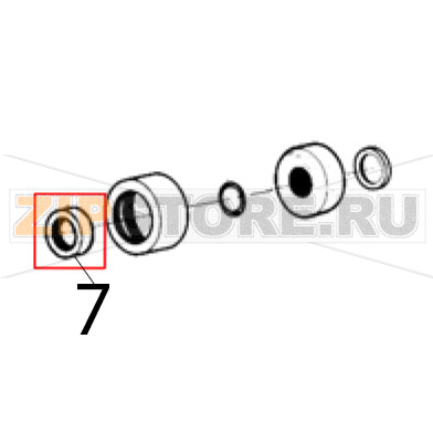 Seal retainer Ugolini MT 3 Seal retainer Ugolini MT 3Запчасть на деталировке под номером: 7