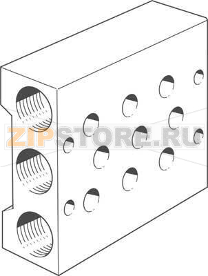Плита для блочного монтажа Festo PRS-1/8-3-B 