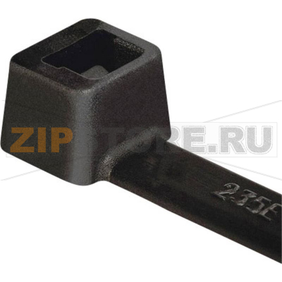 Стяжки кабельные 390 мм, черные, 100 шт HellermannTyton T50L-PA66-BK 