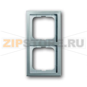 Рамка двухместная, сталь ABB 2CKA001754A4501 