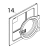 Stainless fornt frame Fagor LA-25 TP2 E