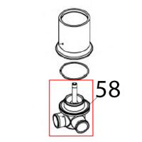 Gruppo plastica perno, DA 52 E, tappo per nuova 1200 Vortmax DDM 660