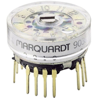 Переключатель поворотный 28 В, 6 позиций, 0.4 А, 1x30° Marquardt 9038.0201