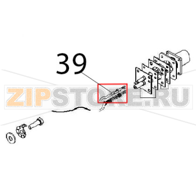 Ground cable 350 mm Angelo Po FC1011G Ground cable 350 mm Angelo Po FC1011GЗапчасть на деталировке под номером: 39