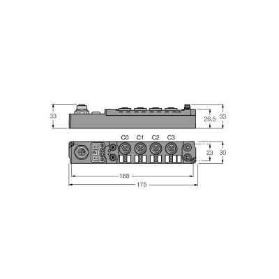 Модуль ввода/вывода для PROFIBUS-DP Turck SDPL-0404D-0004 
