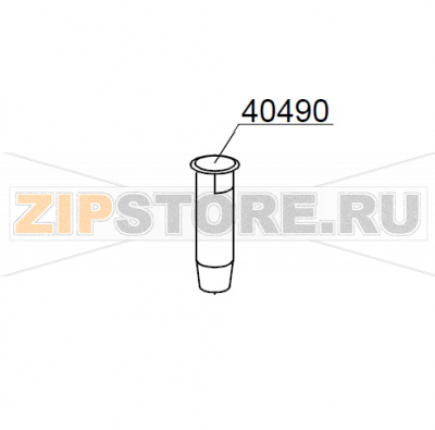 Overflow pipe DIHR GS 40 Overflow pipe DIHR GS 40Запчасть на деталировке под номером: 40490Название запчасти на английском языке: Overflow pipe DIHR GS 40