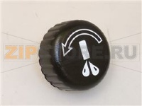 MANOPOLA NERA ø 36 mm PER ASTA RUBINETTO