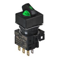 Переключатель селекторный, Ø отверстия: 16 мм Autonics S16SRS-L6GC24