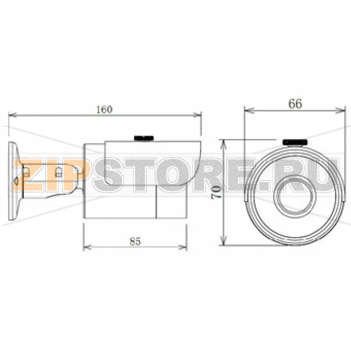 IP-камера Dahua DH-IPC-HFW1000SP-0600B 