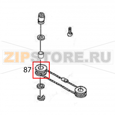 Wire pulley Sato HR224 TT Wire pulley Sato HR224 TTЗапчасть на деталировке под номером: 87Название запчасти на английском языке: Wire pulley Sato HR224 TT.