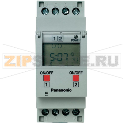 Таймер цифровой 2-канальный 230 В/AC, 16 А, 250 В/AC, 1 шт Panasonic TB6220187 