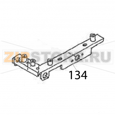 Guide carriage R assy Sato HR224 TT Guide carriage R assy Sato HR224 TTЗапчасть на деталировке под номером: 134Название запчасти на английском языке: Guide carriage R assy Sato HR224 TT.