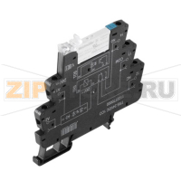 Реле интерфейсное 24 В/DC, 6 А, 10 шт Weidmüller TRS 24VDC 1CO