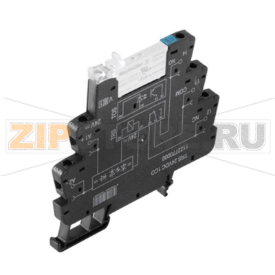 Реле интерфейсное 24 В/DC, 6 А, 10 шт Weidmüller TRS 24VDC 1CO 